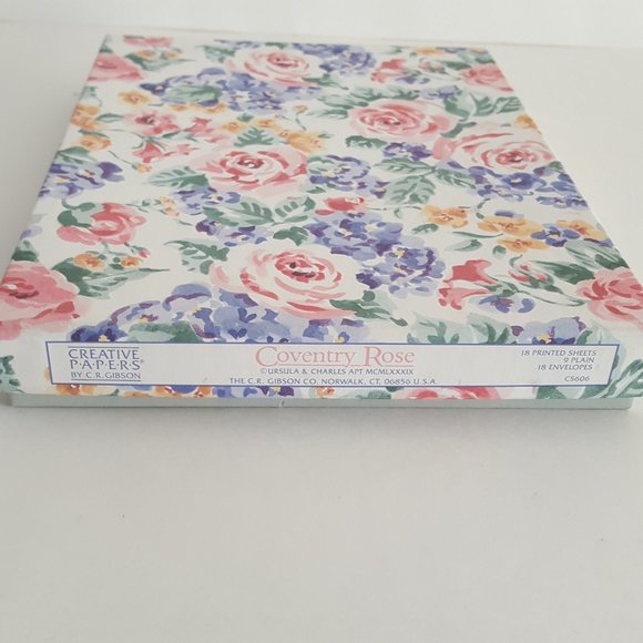 Boxed Stationery *INCOMPLETE* Creative Papers C.R.Gibson,Coventry Rose - Picture 5 of 7